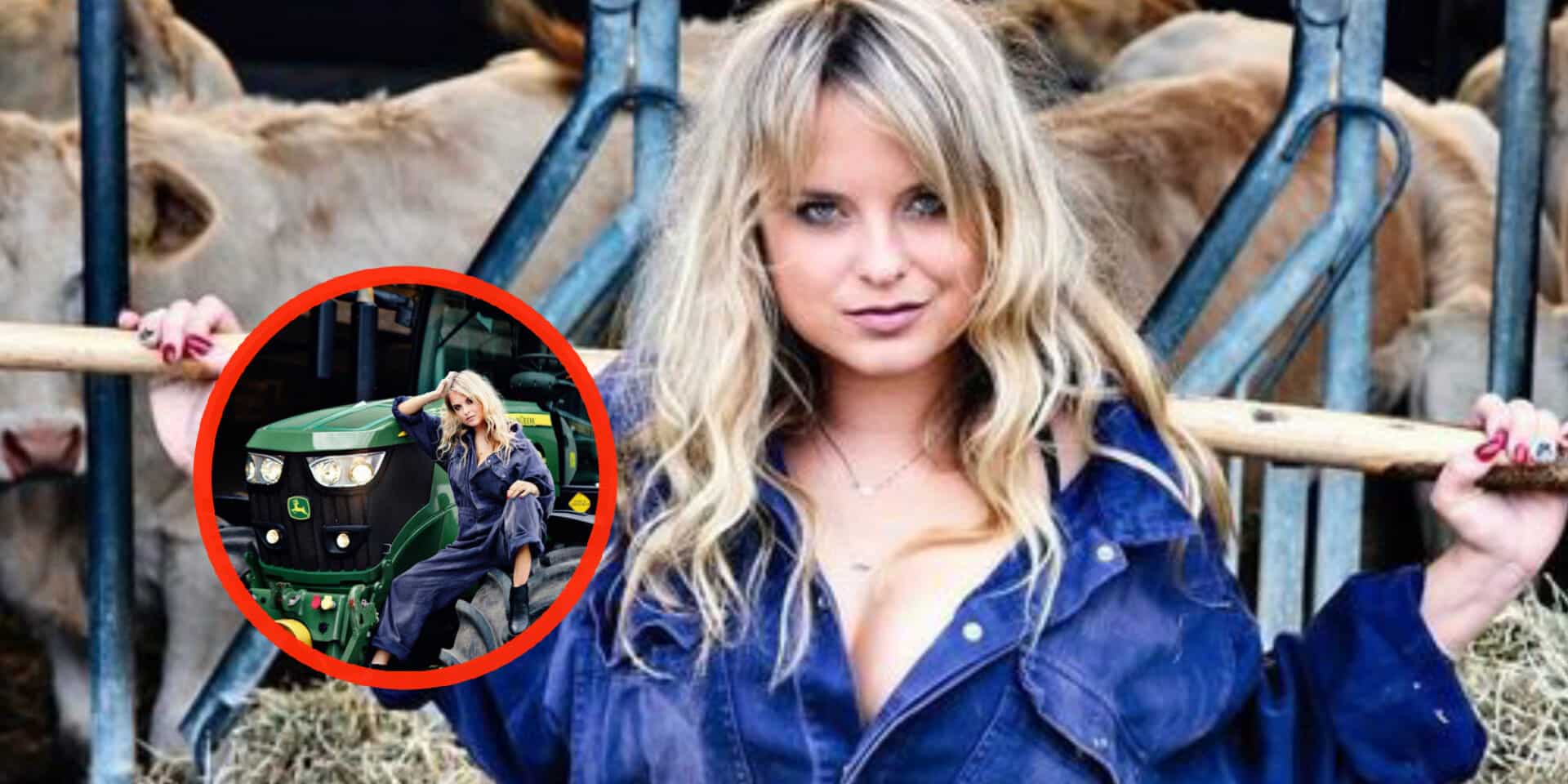 Sylvana IJsselmuiden probeert boze boeren te kalmeren met deze verleidelijke foto