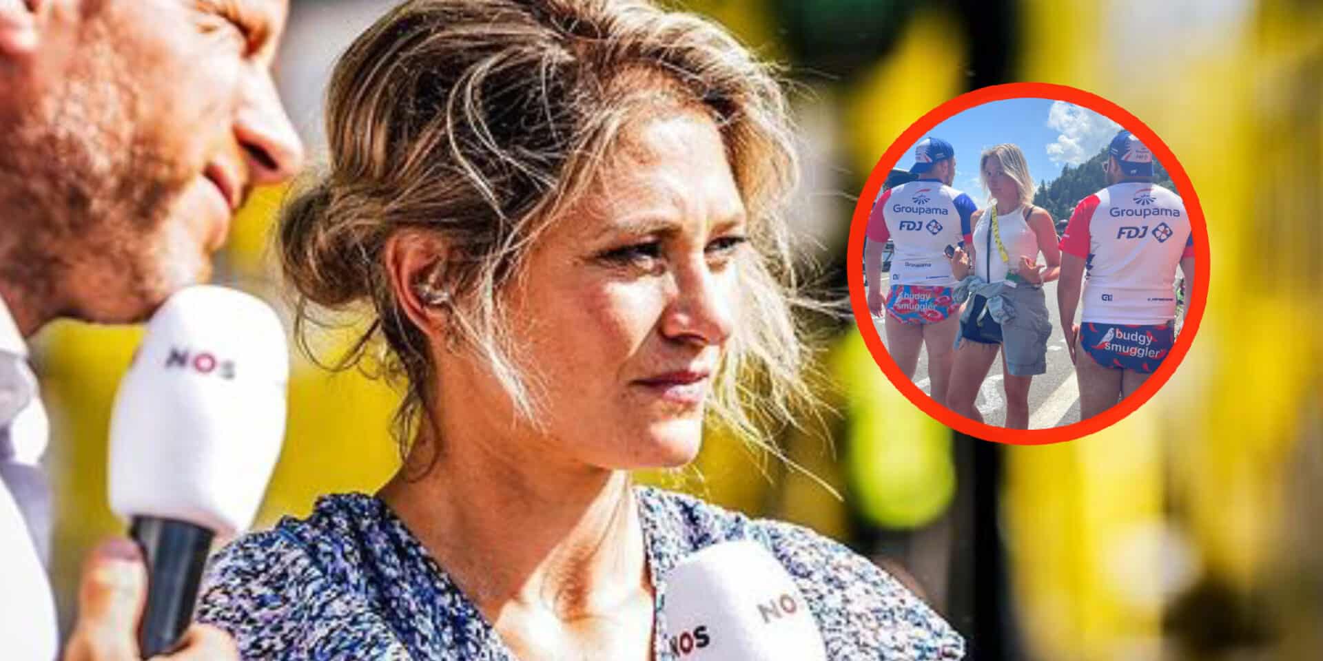 Foto_ Omstanders gaan spontaan uit de kleren voor Roxane Knetemann tijdens Tour de France